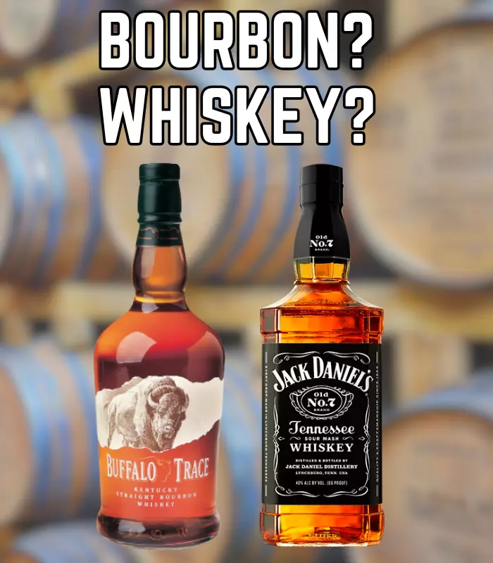 difference between bourbon and whiskey